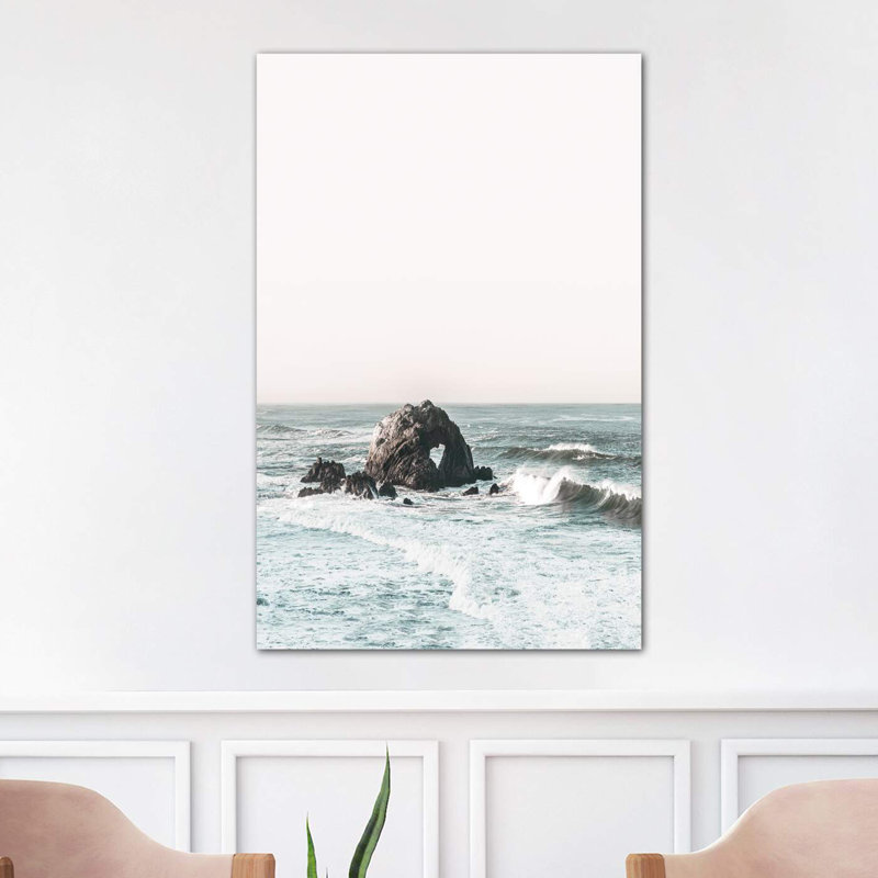 " Boulder " by Sisi & Seb, 12" H x 8" W x 0.75" D, Wrapped Canvas