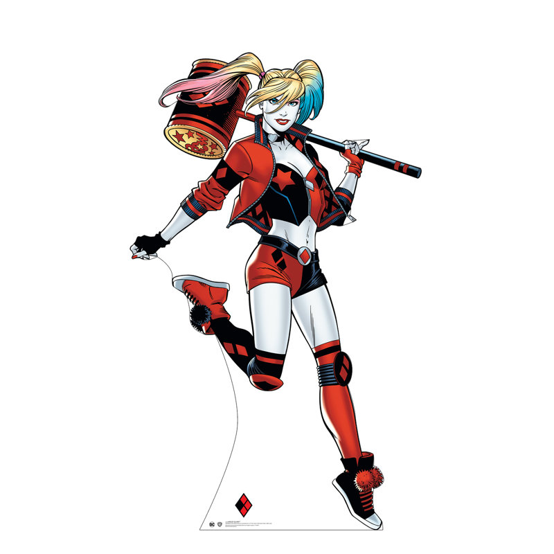 Accroche en carton harley quinn
