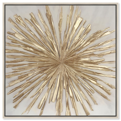 Golden Zenith Canvas Elegant Nature Art by Art Remedy