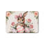 Tapis de bain Watercolor Bunny Roses, antidérapant, pour salle de bain et cuisine, 32 po x 20 po
