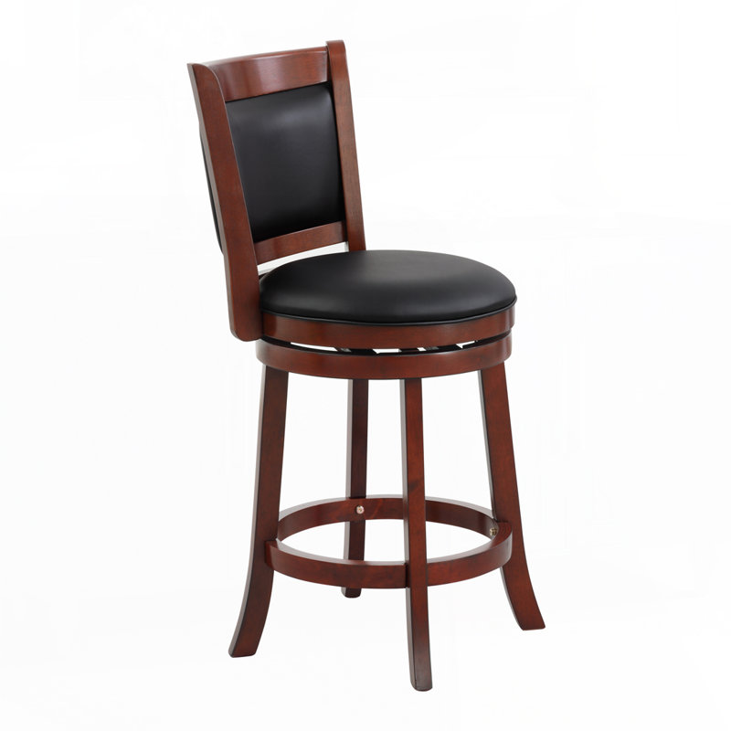 Chaise pivotante à hauteur de comptoir