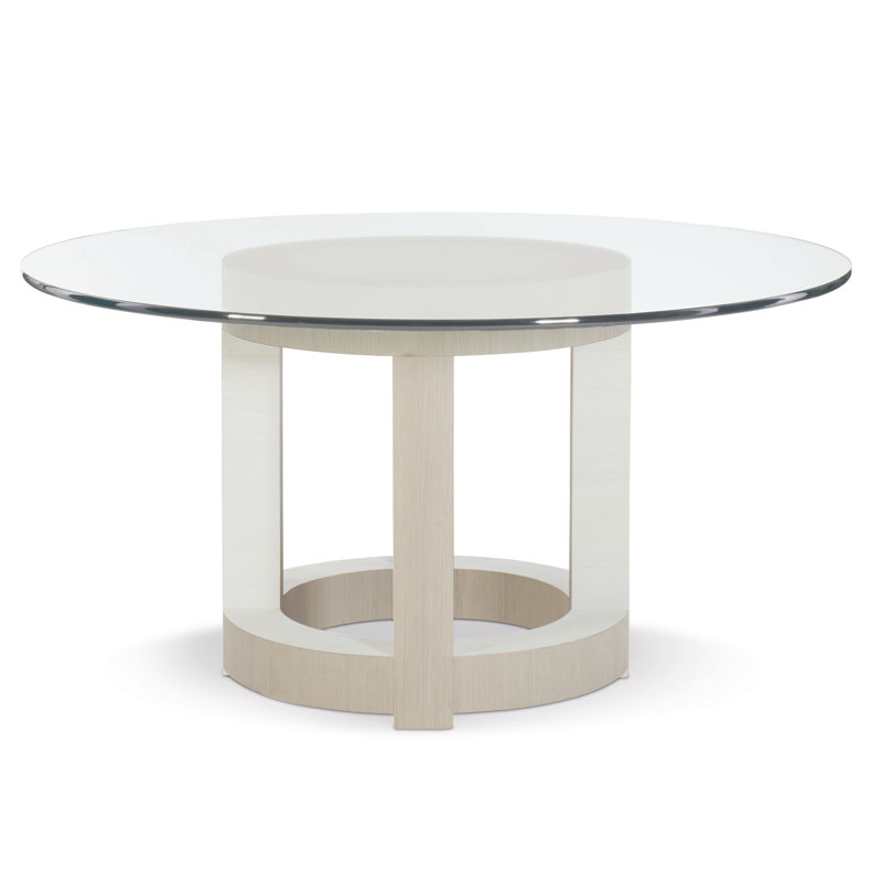 Bernhardt Axiom Round Dining Table, 54" W x 54" L