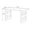 Bureaux rectangulaires bruns en bois massif-108352954