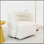 Chaise pivotante Walden - Velours crème