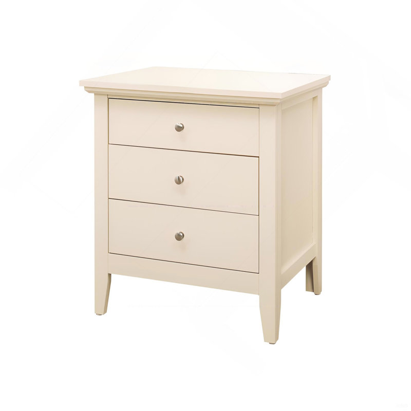 Charming Casual Nightstand In Beige, Beige