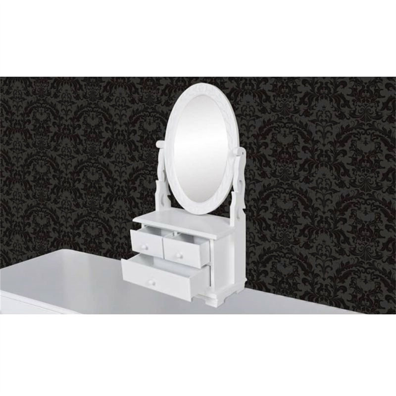 Trai Dressing Table with Mirror