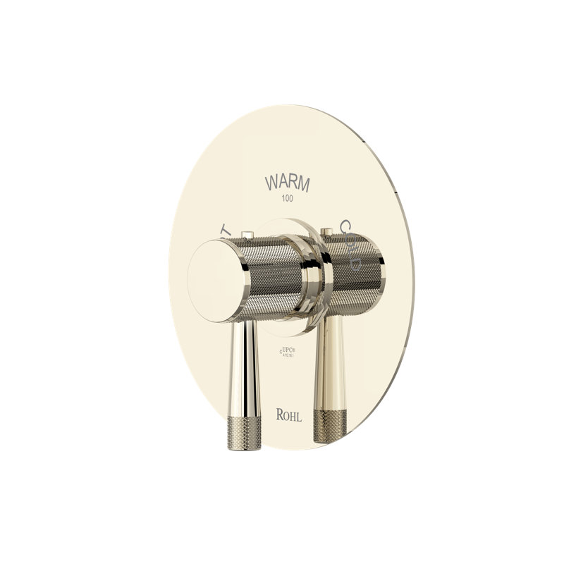 Amahle 3/4" Thermostatic Trim without Volume Control, Polished Nickel