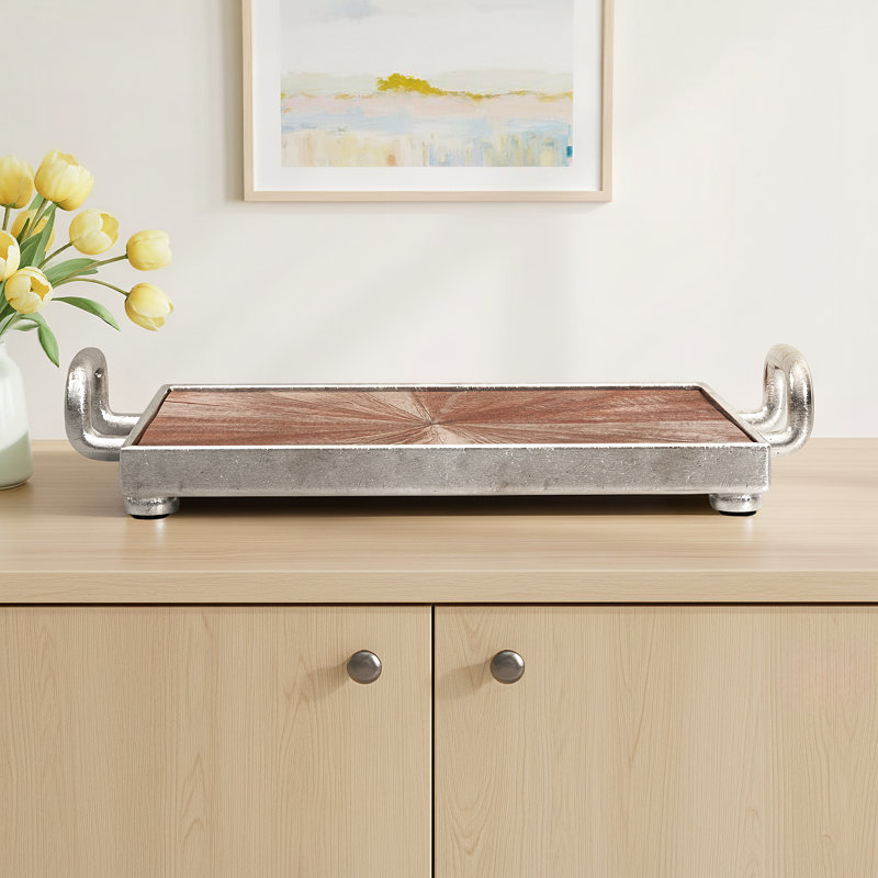 Oliver Tray, 3.25" H x 10" W x  16.5" D