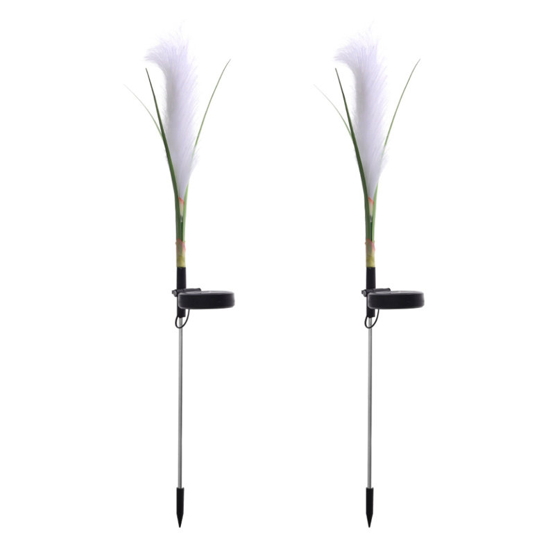 Canfall Matte Black Solar Powered Integrated LED Pathway Light Kit