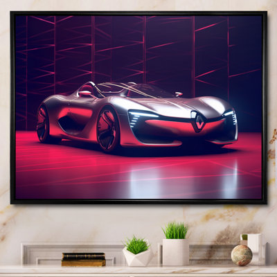 " Neon French Exotic Car II "