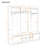 Hall Tree with 8 Cubbies, 7 Coat Hooks and Adjustable Shelf-129464711