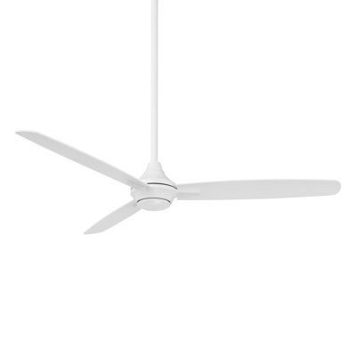 Ventilateur de plafond intelligent à 3 pales de 54 po avec télécommande incluse, fonctionne avec l'assistant Google, Amazon Alexa, IOS et application Android