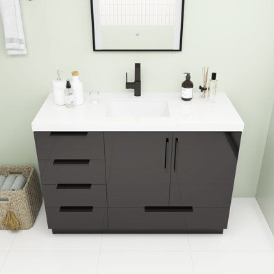 Arkell 48" Free Standing Vanity With Acrylic Sink
