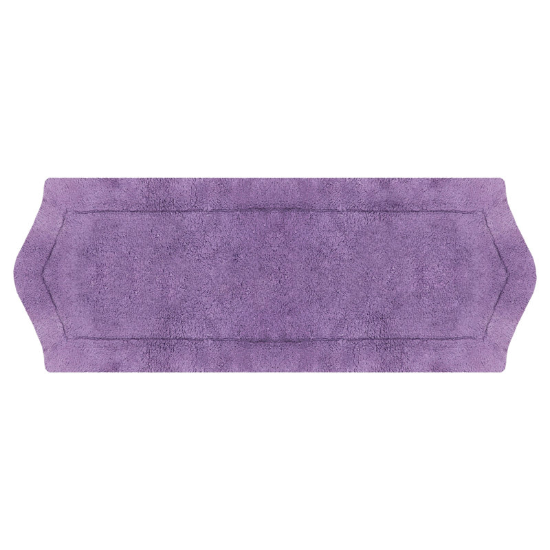 Tapis pour salle de bain Morissette, L 22 po x L 60 po, Mauve