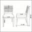 Ensemble de 2 chaises de salle à manger en rotin Farmhouse-986703029-986703035