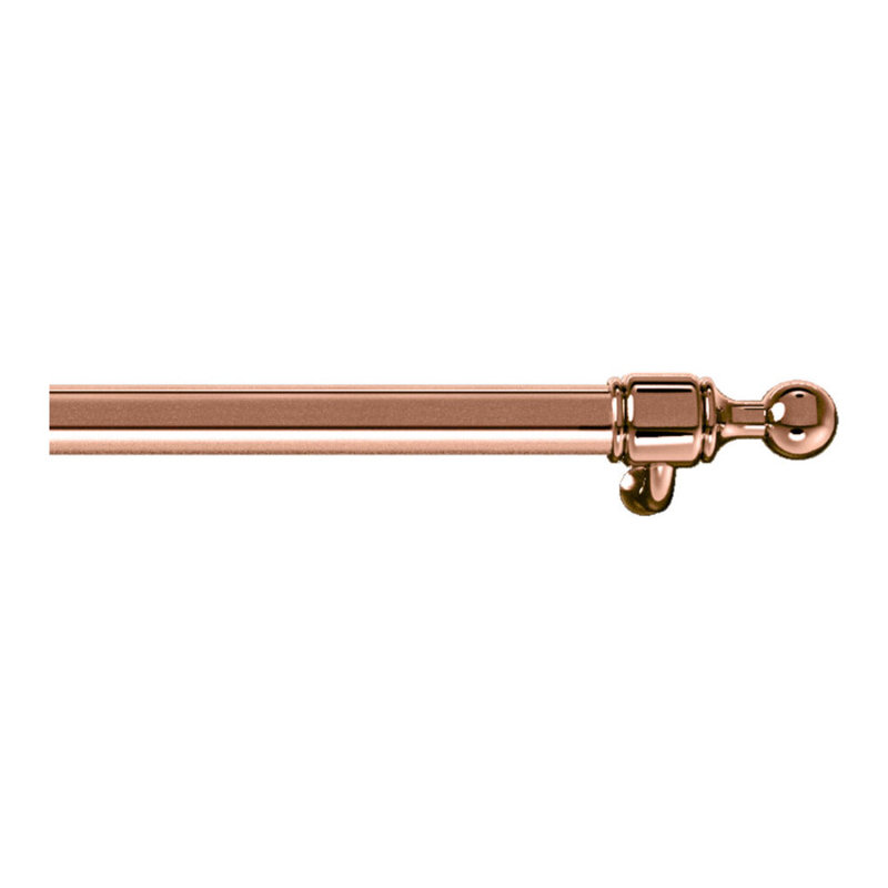 ILVE Nostalgie II Series Upper Handrail, Copper, 3" H x 40" W x 3" D