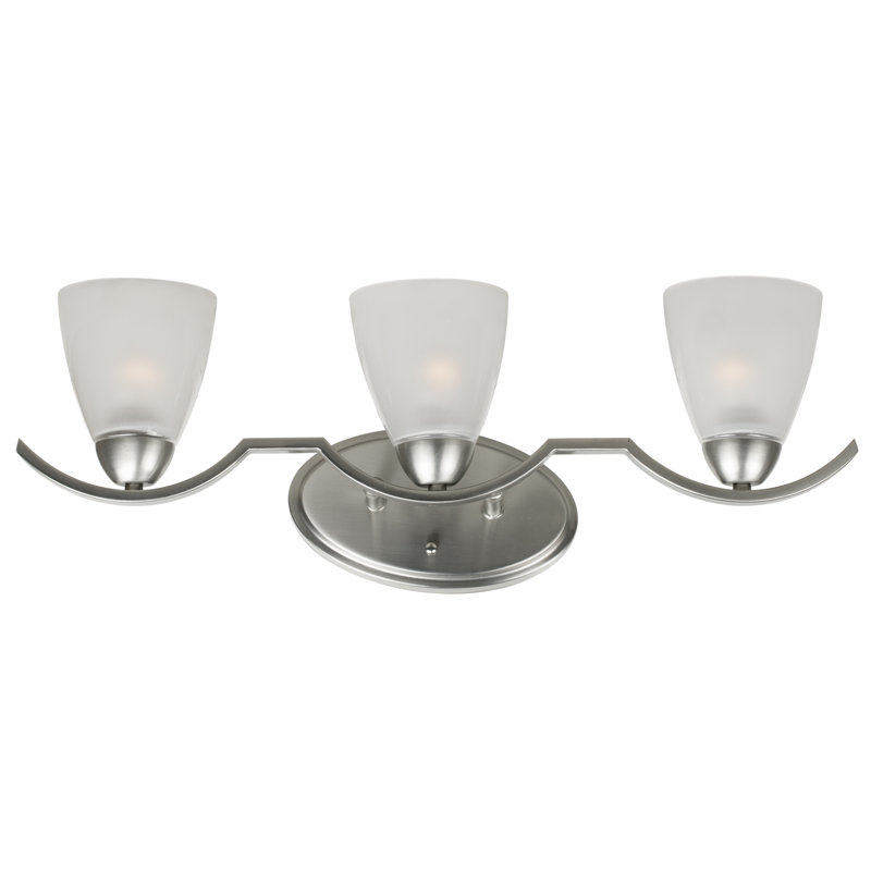 Mcgee 3 - Light Dimmable Bath Bar, Brushed Nickel