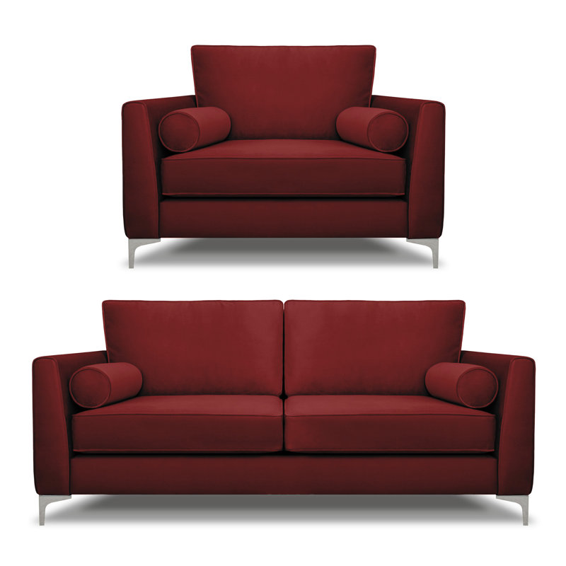 Kyle 2 - Piece Living Room Set, Oxblood
