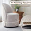 Chaise pivotante rembourrée entièrement assemblée-115126444