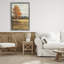 Cadre flottant paysage d'arbre orange, design par Petal Prints Design-1917035200-1917035203