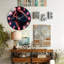 Horloge murale en verre 12 po Neon Wolf