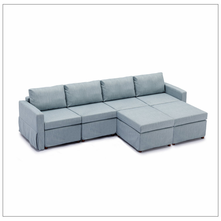 Single Seat Module Sofa Sectional Couch Seat Cushion and Back