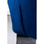 Velours bleu à motif de losanges pivotant 2 - Hauteur réglable, base à dossier mi-confort avec repose-pieds, de 2, confort, hauteur, capitonnage