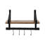 Seamans Bracket Shelf with Towel Bar