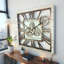 Horloge murale surdimensionnée carrée 24 po pour le salon avec la collection America-94246283