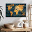 Océan rustique de la carte du monde-283741353