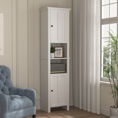Bathroom Floor Storage Cabinet with 2 Doors