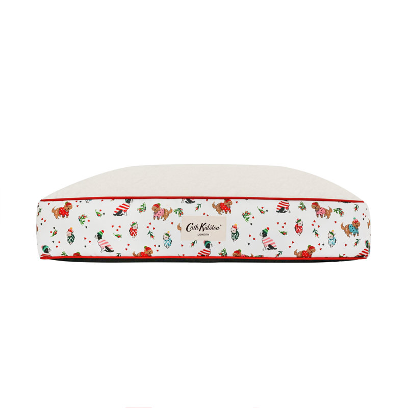 Cath Kidston Hearts & Roses Mattress Medium/Large*, 15cm H x 55cm W x 75cm D
