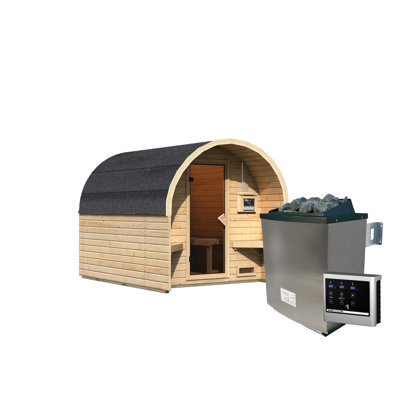 Sauna 38 mm Sauna Fasshaus 2