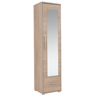 Overman 1 Door Manufactured Wood Wardrobe