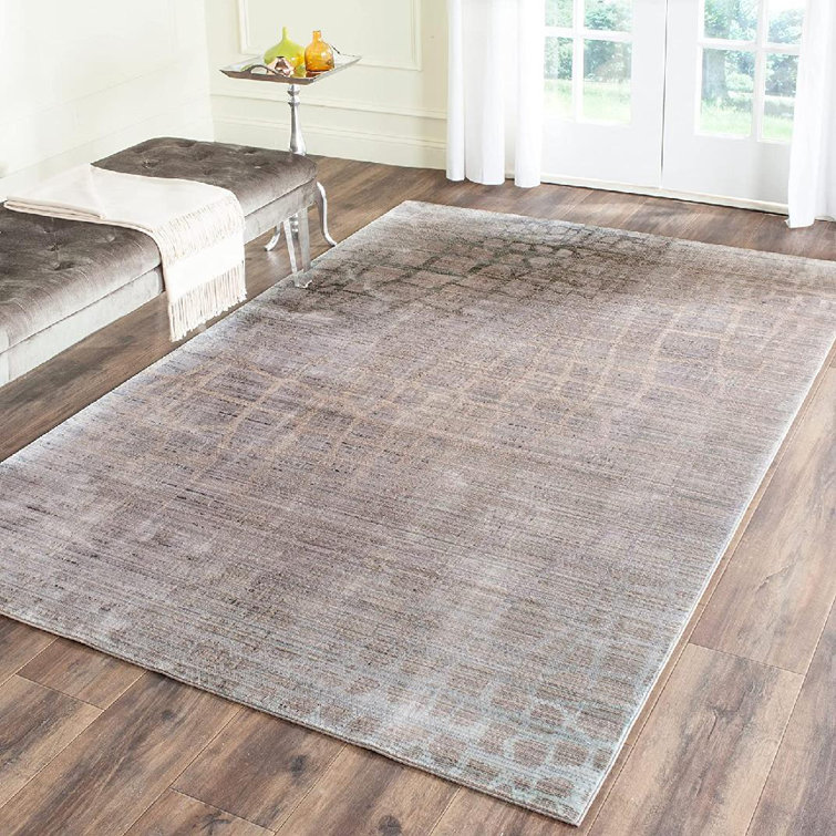 Tapis abstrait gris Dangello