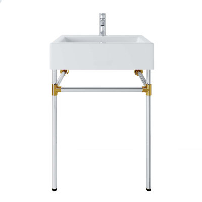 Modway Redeem 24" Acrylic Wall-Mount Bathroom Vanity