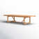 Rafael Teak Finish Rectangle Patio Table