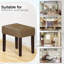 Tabouret de repose-pieds rectangulaire en cuir Nakendra-582534233-582534235