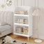 Kids Bookshelf, 3-Tier Bookcase, Book Organizer, Toy Storage Cabinet Organizer