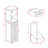 One-Compartment One-Drawer Tilt-Out Laundry Sorter Cabinet -