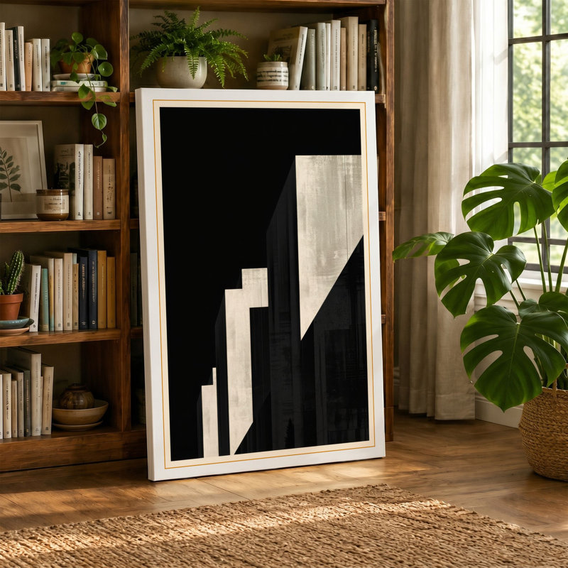 Urban Heights Industrial - Wrapped Canvas, 36x24 - 91.4 x 61.0 cm, Sage Border
