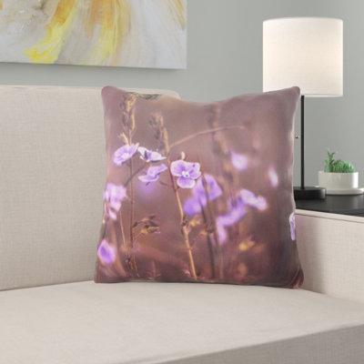 Coussin décoratif fleurs