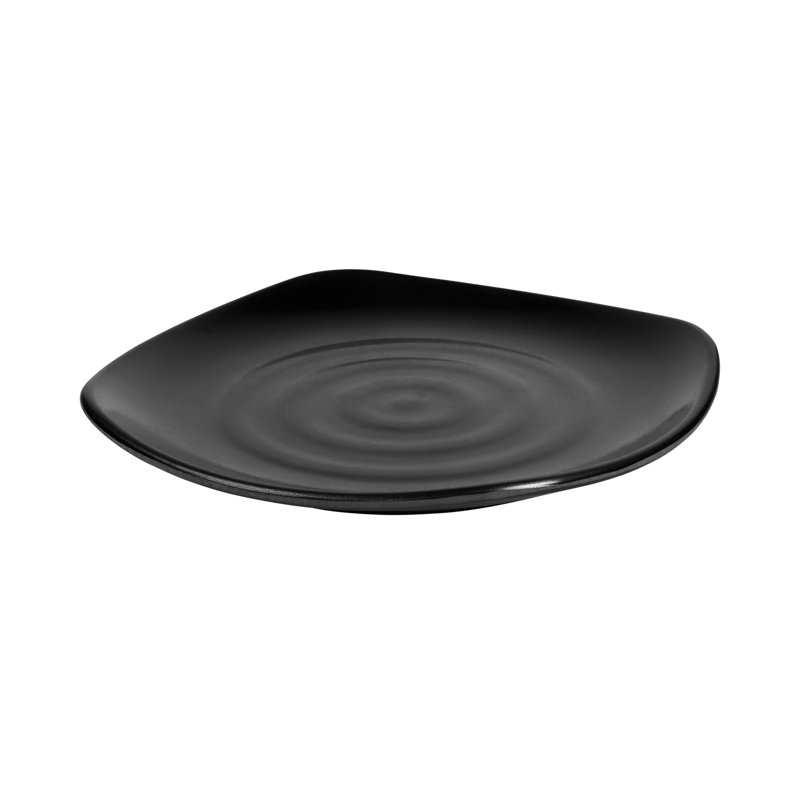 Assiette plate en mélamine 11 po minerai