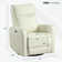 29.1" Wide Modern And Breathable Faux Leather Swivel And Rocker Power Recliner With USB Port