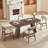 71'' Bentwood Leg Dining Table-1176465603