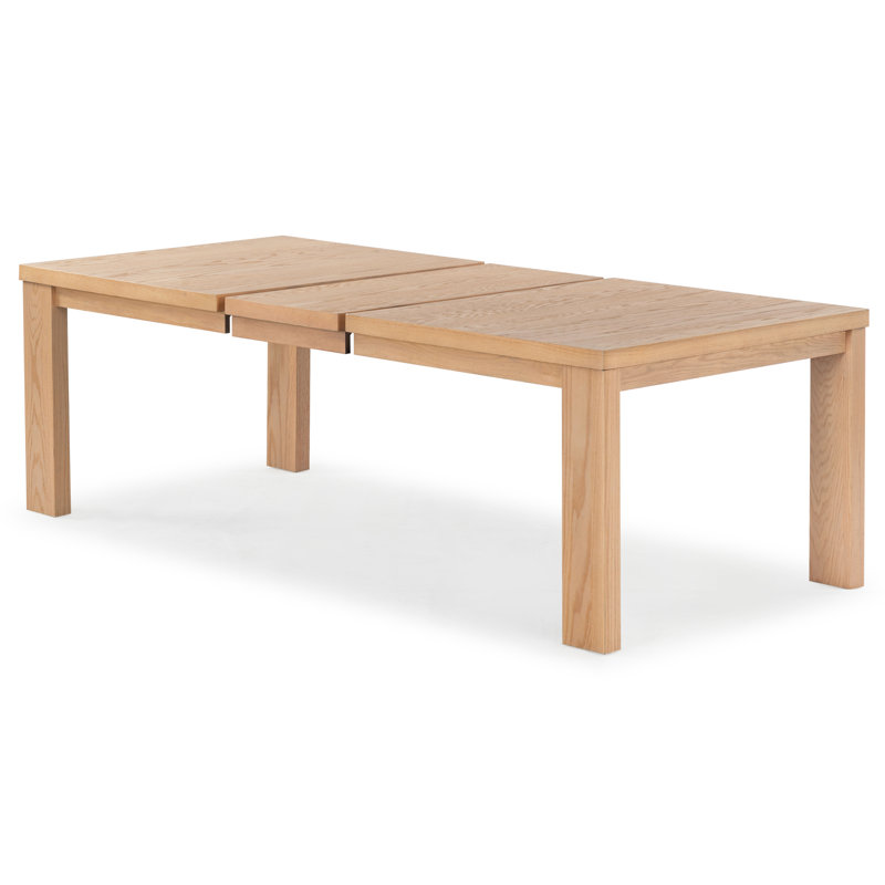 Desmond Extendable Wood Dining Table, Natural