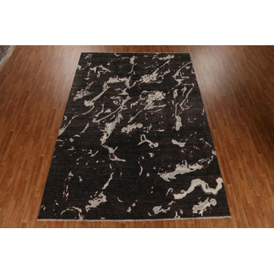 One-of-a-Kind 8'7" X 12'1" New Age Wool Area Rug in