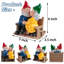 Statue de gnome de jardin Kiss Kiss