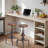Dicle Swivel Adjustable Height Counter Stool with Metal Frame-315833868-397490721