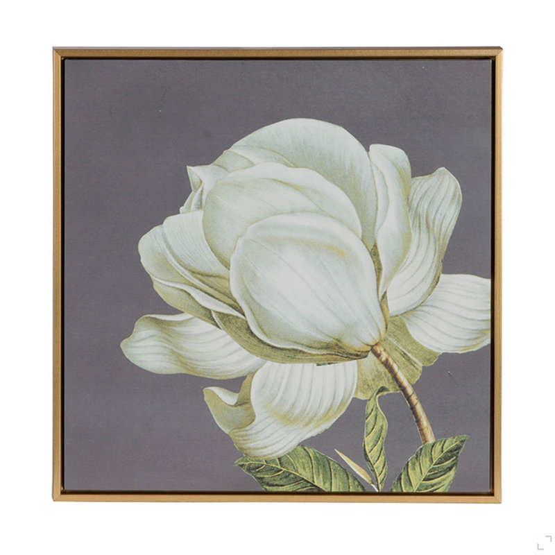 Ensemble de 4 impressions murales botaniques blanches et dorées, décor à la maison pour le salon, la salle à manger, le couloir de la chambre à coucher, 20 po x 20 po
